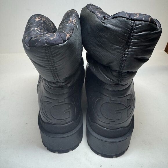GUESS Womens 8 M Black Leeda Quilted Ankle Snow Boots NIB HK8 - Picture 5 of 6